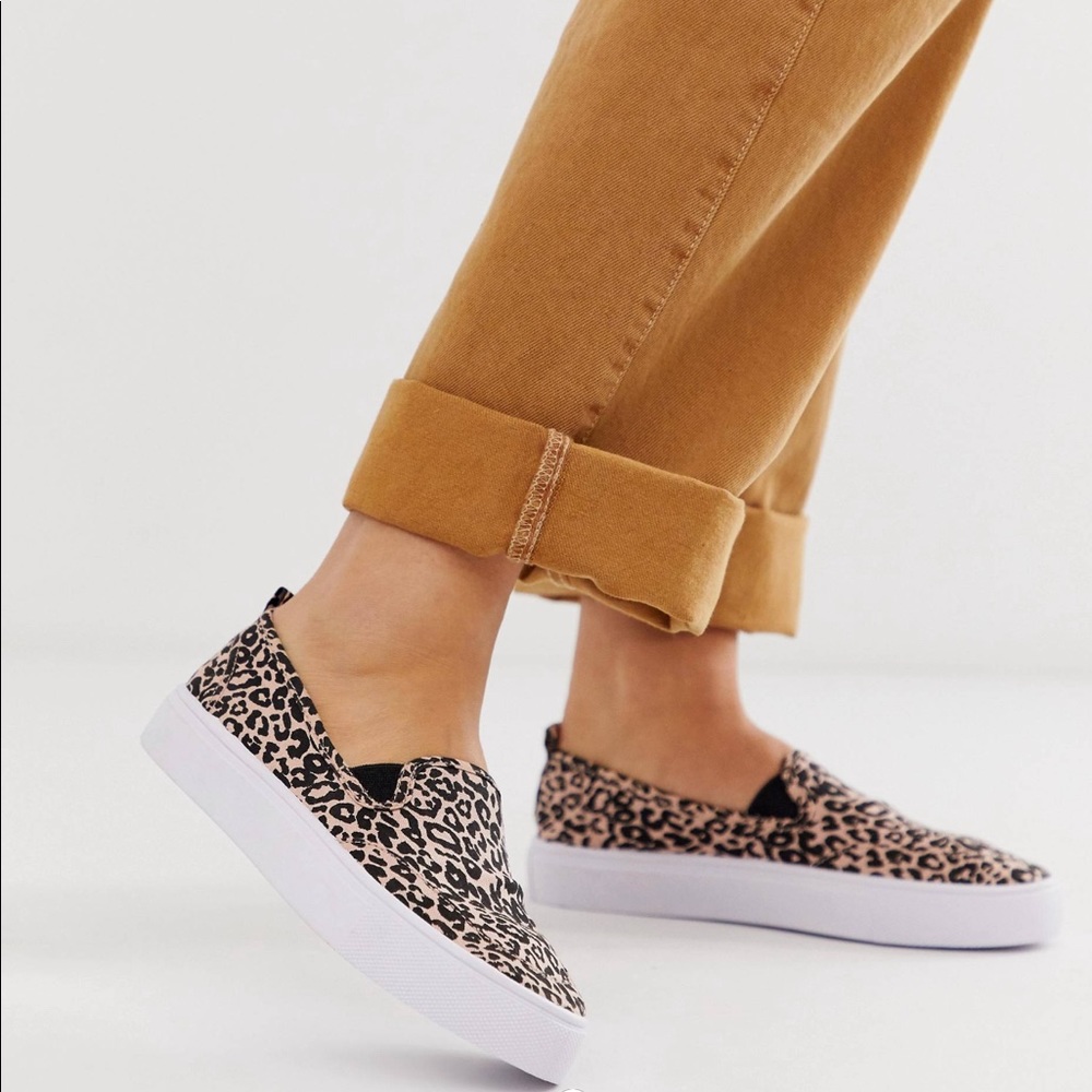 Slip On Shoes in Leopard Print